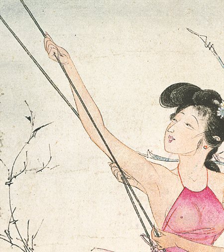 甘肃省-胡也佛的仕女画和最知名的金瓶梅秘戏图